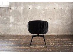 Silla - Negro tela tejida - LIMA