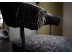 Silla - Negro tela tejida - LIMA