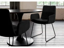 Silla - Negro terciopelo - NEW CHARME