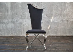 silla - Negro terciopelo - AMALIA