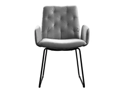 Silla - plata terciopelo - NEW CHARME
