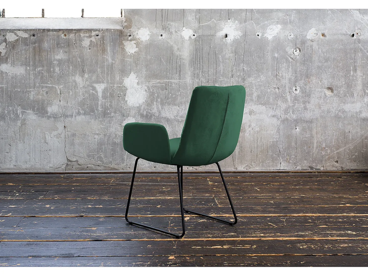 Silla - verde esmeralda terciopelo - NEW CHARME