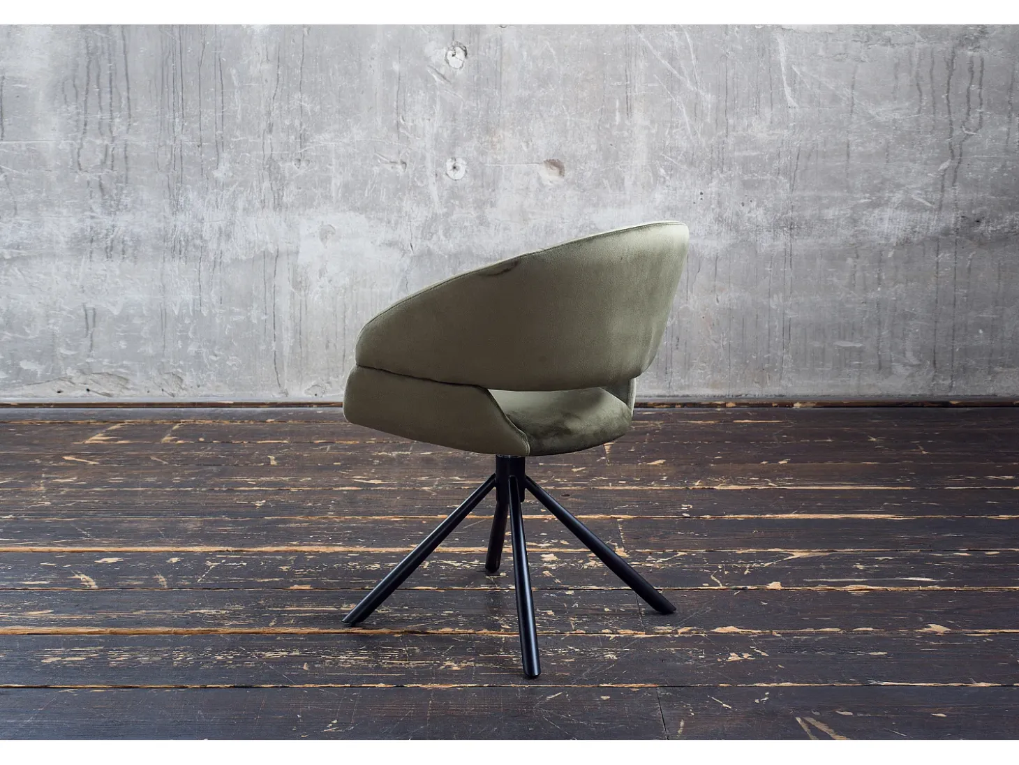 Silla - verde oscuro terciopelo - LARA