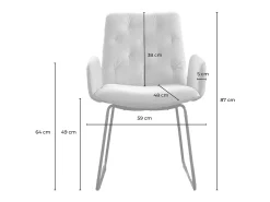 Silla - Violeta terciopelo - NEW CHARME