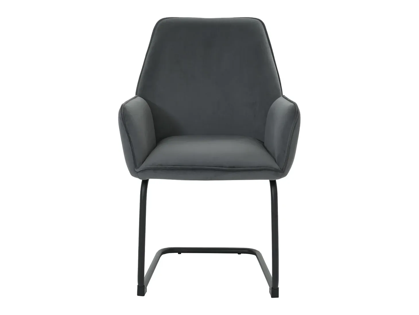 Silla basculante MCW-G67 (juego de 6), gris oscuro