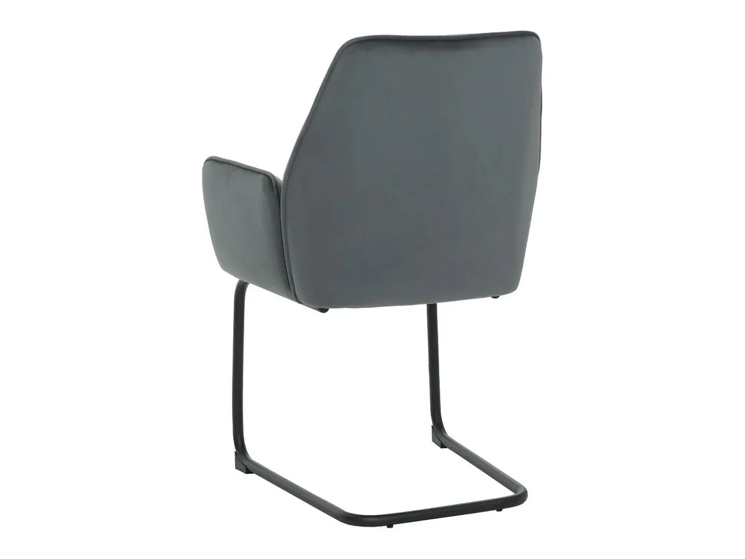 Silla basculante MCW-G67 (juego de 6), gris oscuro