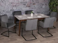 Silla basculante MCW-N60, gris oscuro