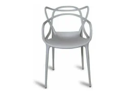 Silla Beliano premium con reposabrazos - Interior y exterior-Gris claro