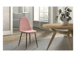 Silla 'Boï' Terciopelo Rosa