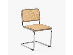 Silla cantilever moderna vienesa para cocina y comedor Erys - Beige