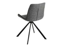 Silla comedor tapizada tela gris 4071 ANGEL CERDA