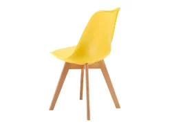 silla con cojín de diseño nórdico nordica Goblet para bar y cocina - Amarillo