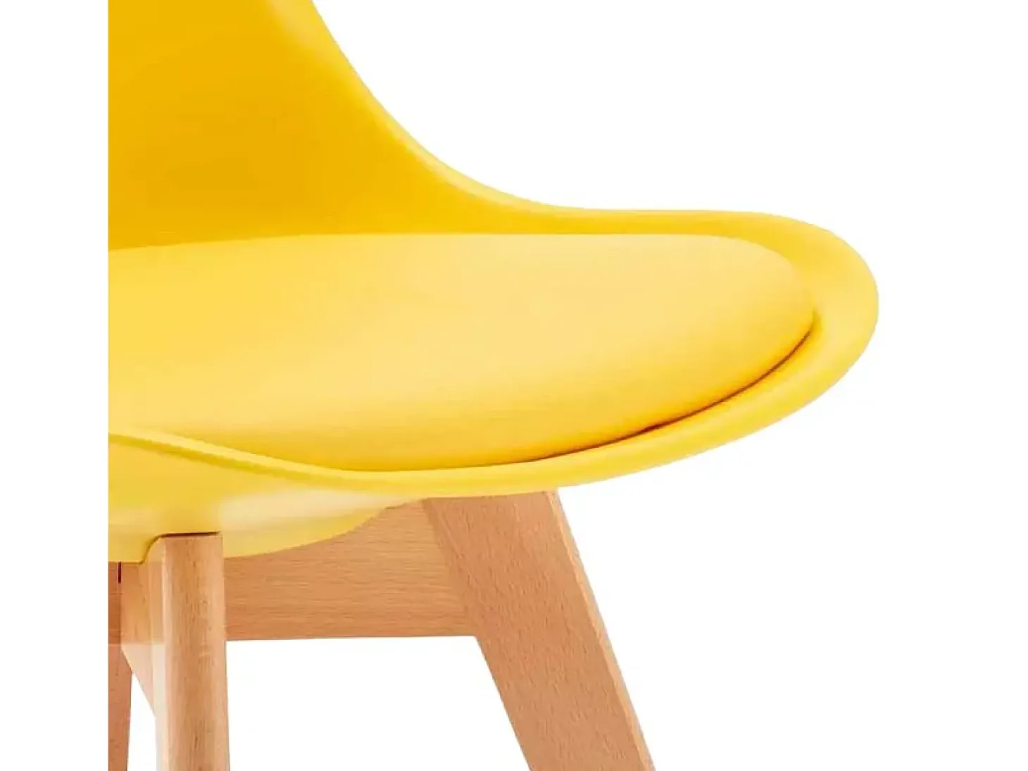 silla con cojín de diseño nórdico nordica Goblet para bar y cocina - Amarillo