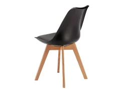 silla con cojín de diseño nórdico nordica Goblet para bar y cocina - Negro