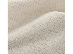 Silla de chenilla beige con patas de metal dorado