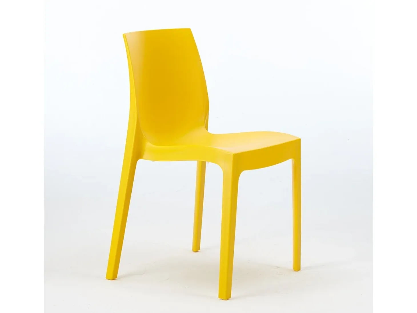 Silla de cocina Apilable de Polipropileno Rome Grand Soleil - Amarillo