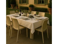 Silla de cocina Apilable de Polipropileno Rome Grand Soleil - Beige