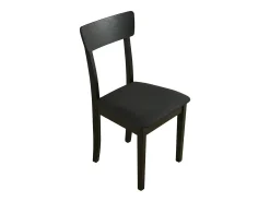 Silla de comedor acolchada – Negro – WEHRON