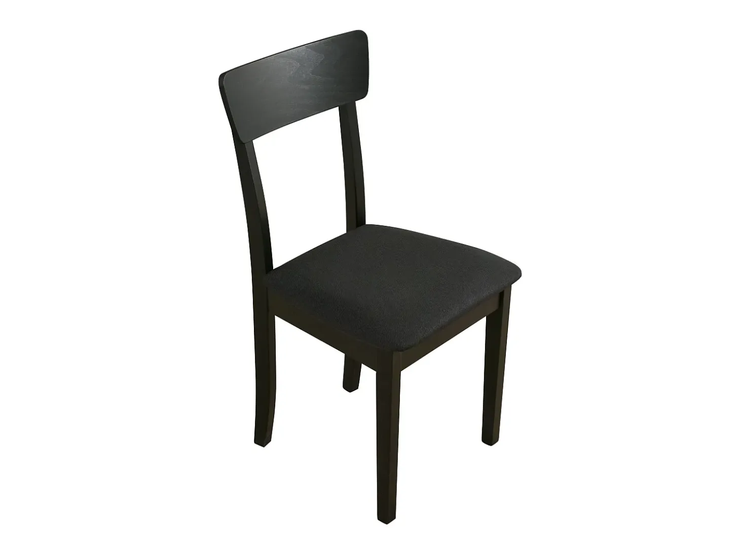 Silla de comedor acolchada – Negro – WEHRON