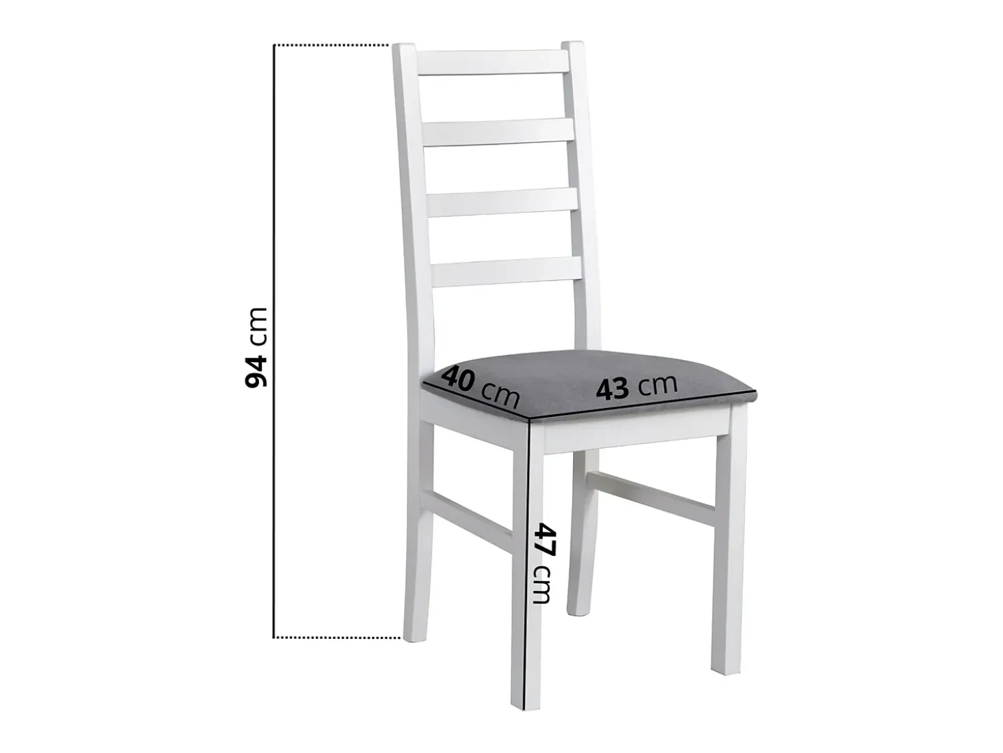 Silla de comedor acolchada – Gris claro/Greige – NICELLA