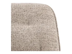 Silla de comedor Brooke bouclé beige.