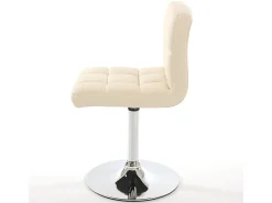 Silla de comedor Cadiz (set de 2), crema