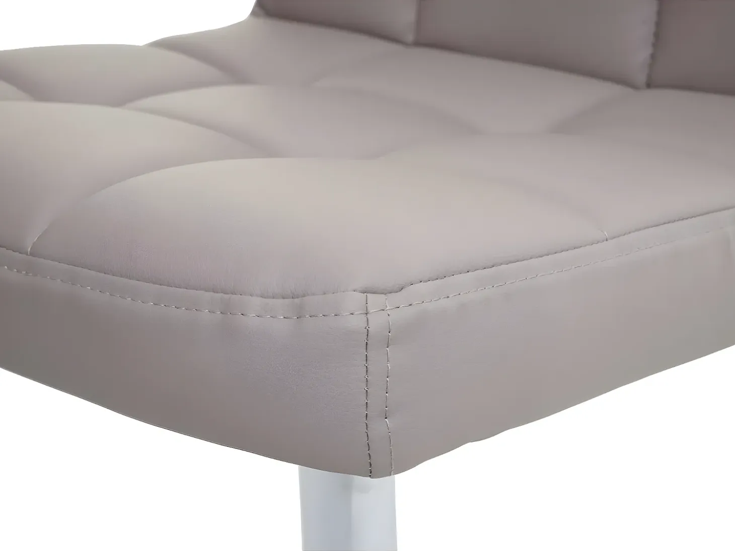 Silla de comedor Cadiz (set de 6), gris topo
