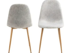 Silla de comedor Celia gris.