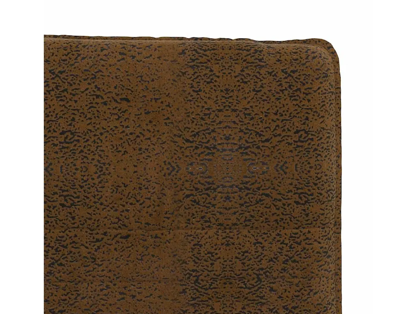 Silla de comedor cuero sintético marrón