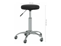 Silla de comedor cuero sintético negra