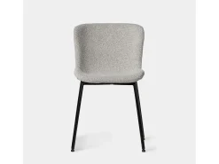 Silla de comedor de Bouclé Gris 80 x 50- Ari