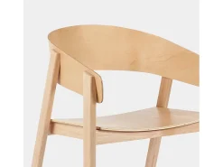 Silla de comedor de Madera Natural 75 x 57- Niha