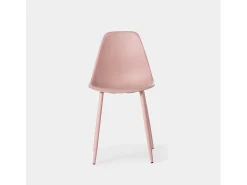 Silla de comedor de Plástico Rosa 80 x 45- Nina