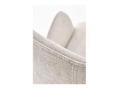 Silla de comedor de tela beige Steiner