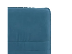 Silla de comedor de terciopelo azul