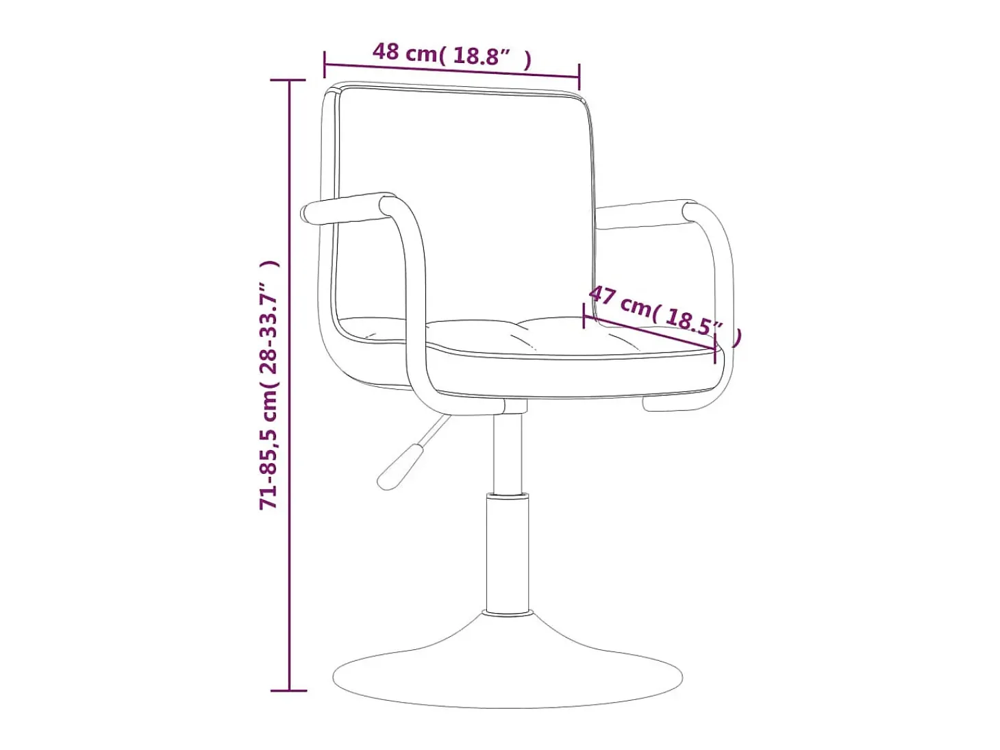 Silla de comedor de terciopelo verde claro