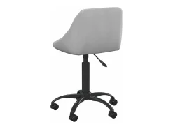 Silla de comedor de terciopelo gris claro ES110012