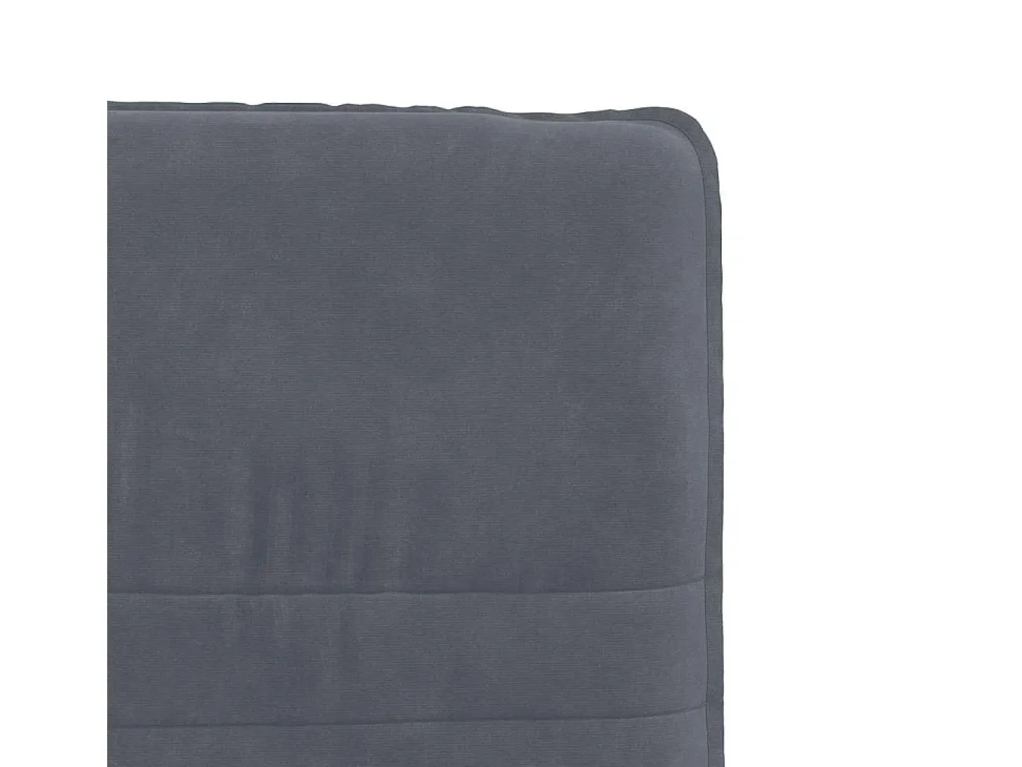 Silla de comedor de terciopelo gris oscuro