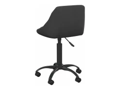 Silla de comedor de terciopelo negro