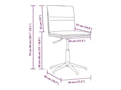 Silla de comedor de terciopelo amarillo
