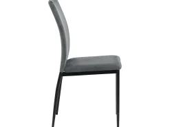 Silla de comedor Des color gris.