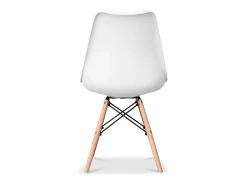 Silla de comedor Deswick Estilo Escandinavo Diseño Premium con cojín Mate Turquesa