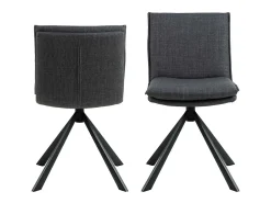 Silla de comedor Flynn gris.