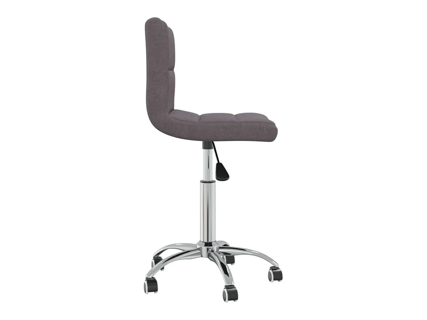 Silla de comedor giratoria tela gris topo