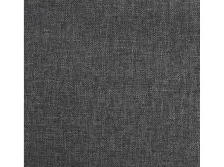 Silla de comedor giratoria de tela gris oscuro