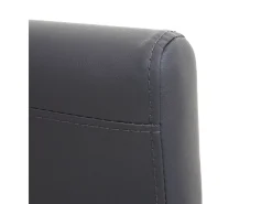 Silla de comedor Littau, gris mate, patas oscuras