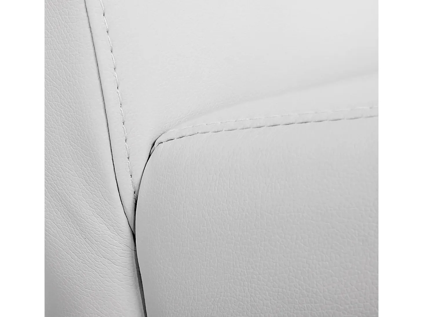 Silla de comedor Littau, blanco mate, patas oscuras
