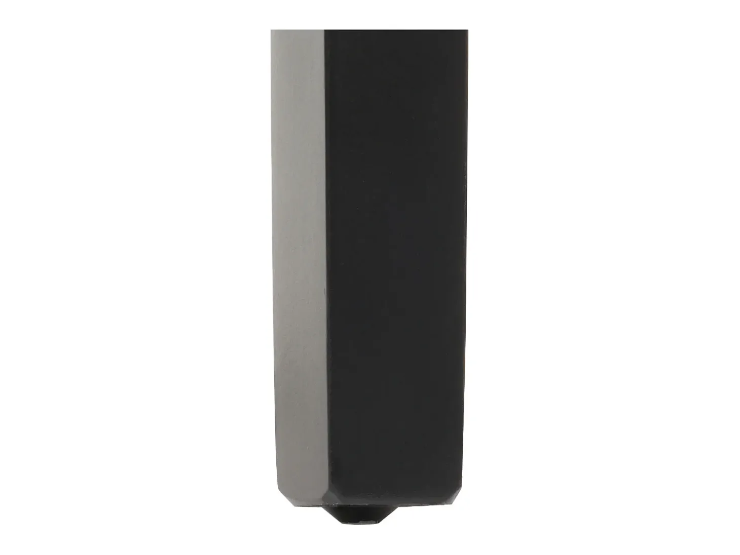 Silla de comedor Littau (juego de 4), Cuero sintético, negro, patas oscuras