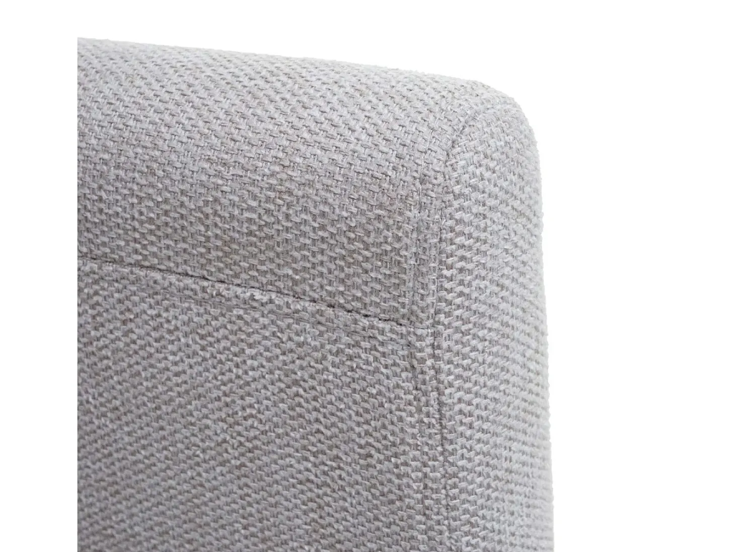Silla de comedor Littau (set de 2), textil, crema-beige, patas claras
