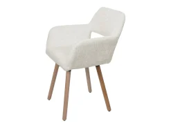 Silla de comedor MCW-A50 II, crema